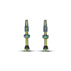 Valva Tubeless bicicleta P2R TV46OS, AL, 46mm, Rainbow (OEM)