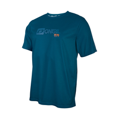 Tricou Ciclism O'Neal Slickrock - L, Petrol-Portocaliu