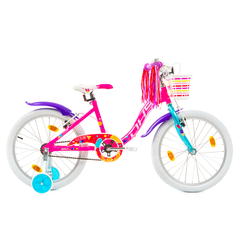 Bicicleta Copii DHS Icecream - 20 Inch, Roz