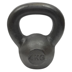 Kettlebell Otel - 4 Kg, Negru