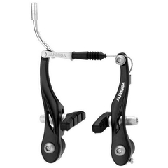 Frana spate HJ-805AD, 110x60mm, Vbrake, saiba groasa lnterior, aluminiu, negru