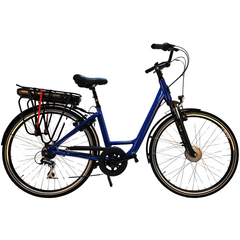 Bicicleta electrica Devron 28220 - 28 inch, M, Albastru