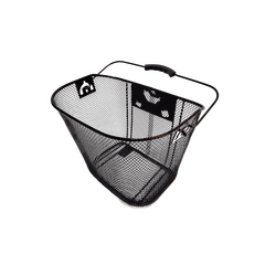 Cos cu suport pentru ghidon, negru