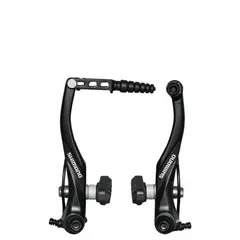 Frana fata V-Brake Shimano ABRT4000FX43ML, saboti S65T, distantier subtire, suruburi 25 mm, negru