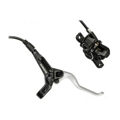 Frana spate pe disc Shimano BL M365 BR M365, set asamblat, 1550 mm, furtun, placute rasina, fara adaptor, negru