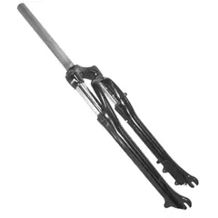 Furca cu suspensie SF13 NEX HLO, 28 inch, cursa 63 mm, 1 1/8 × 290 mm, gri închis mat, doar disc