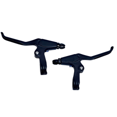 Manetă frana Stanga-Dreapta, set, aluminiu, negru