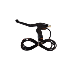 Maneta frana stanga e-bike Bafang, cablu 1600 mm, plastic/aluminiu, Negru