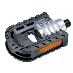 Pedale pliabile Marwi SP-151 aluminiu cu plastic, negru-argintiu