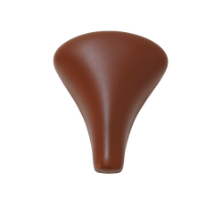 Sa bicicleta Selle Royal Holland Retro unisex 8073, maro deschis, arcuri si sine argintii, fara clema