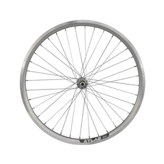 Roata Fata Bicicleta Cerurim, Janta Dubla Atlas, 24 inch, 507X18, V-Brake, Argintie
