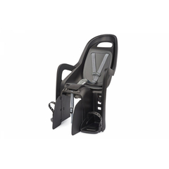 Scaun Bicicleta Copii Polisport Groovy Cfs - Negru/Gri, Culoare produs: Negru/Gri