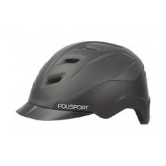 Casca Ciclism Polisport E-City - 58-61 cm, L, Negru