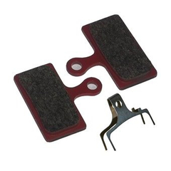 Placute Frana Disc Bicicleta Fibrax Ash995, Semi-Organice - Maro