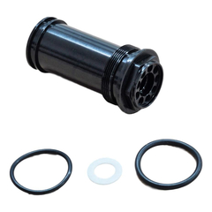 Air U-Turn Top Cap Assembly, 2010 Revelation - Black