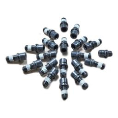 Rebound Shaft Bolt/C-Clip, w/ Thread Patch - SIlver