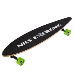 Longboard Nils Extreme - 103 x 25 Cm, Negru-verde