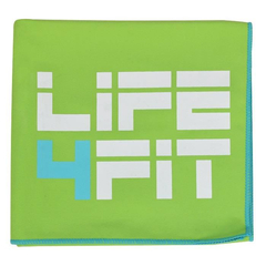 Prosop fitness Quick Dry, DHS, 35x70 cm, verde, capacitate mare de absorbtie