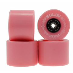 Roti Skateboard - 60 x 45 mm, Set 4 buc, Roz
