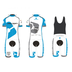 Costum Ciclism Devron, XL, Alb