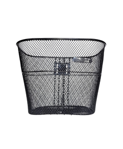 Cos Fata Bicicleta, metalic, DHS, accesorii prindere incluse - Negru