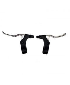 Set Manete Frana Winzip WL-217D stanga-dreapta, Negru-Argintiu