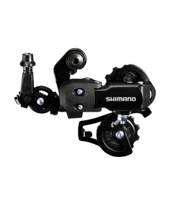 Schimbator Spate Shimano Tourney RD-FT35-A, 6/7 Viteze, brat super-scurt, Negru
