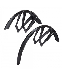 Aparatoare Noiroi Spate Polisport X-Cape Evo - 26-29 Inch, Negru