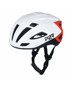 Casca Ciclism P2R RODEO - 55-58 cm, S-M, Alb-Rosu