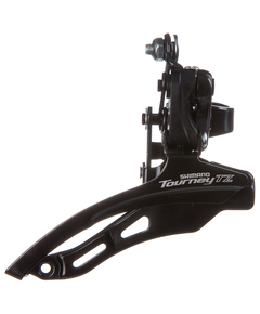 Schimbator Fata Shimano FD-TZ500-DS6 - 3 x 6/7 Viteze, Colier 31.8 mm, Negru