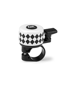 Sonerie Bicicleta P2R Ringo - Diamant, Alb-Negru