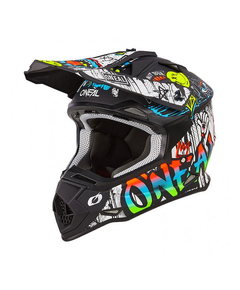 Casca Ciclism O'Neal Backflip Helmet Rancid V.25 - 55-56 Cm, S, Negru-Alb