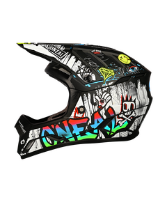 Casca Ciclism O'Neal Backflip Helmet Rancid V.25 - 59-60 Cm, L, Negru-Alb