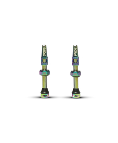 Valva Tubeless bicicleta P2R TV46OS, AL, 46mm, Rainbow (OEM)