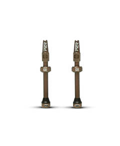 Valva Tubeless bicicleta P2R TV60BR, AL, 60mm, Bronz (OEM)