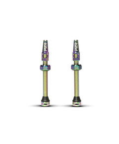 Valva Tubeless bicicleta P2R TV60OS, AL, 60mm, Rainbow (OEM)