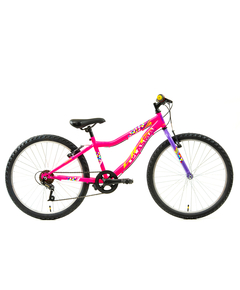 Bicicleta Copii DHS Plasma - 24 Inch, Roz