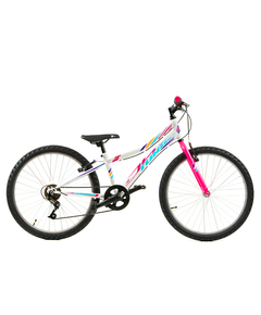 Bicicleta Copii DHS Turbo - 24 Inch, Alb
