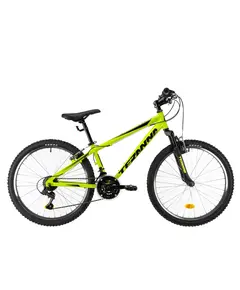 Bicicleta Copii Teranna,cadru aluminiu, echipare Shimano 18 viteze - 24 Inch, Verde