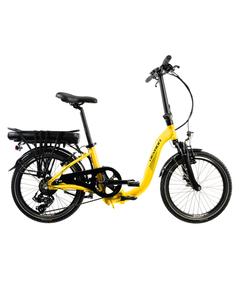 Bicicleta Electrica Pliabila Devron 20122 - 20 Inch, S, Galben