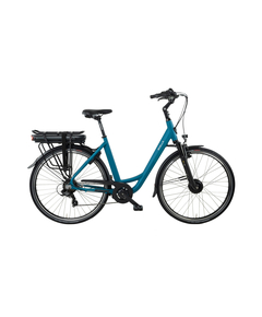 Bicicleta Electrica Stella Livorno Dama FDST RTE 2.1 - 28 Inch, L, Albastru