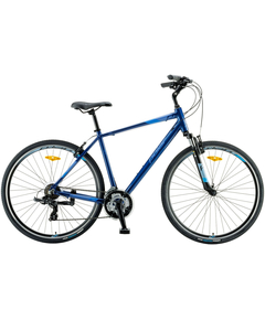 Bicicleta Trekking Polar Helix 2023 - 28 Inch, XL, Albastru