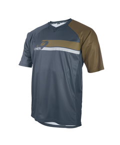 Tricou Ciclism O'Neal Pin It - L, Gri-Masliniu