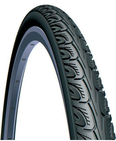 Anvelopa Bicicleta Rubena V69 Hook - 27 x 1-1/4 Inch, Negru