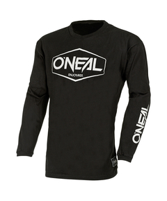 Bluza Ciclism Copii Bumbac O'Neal Element Hexx V.22 - S, Negru-Alb