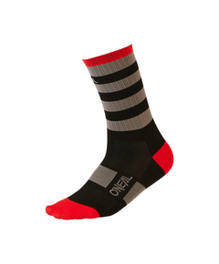 Sosete Ciclism O'Neal Mtb Performance California V.22 - 43-46, Negru-Rosu