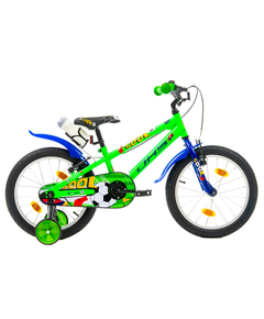 Bicicleta Copii DHS Football - 18 Inch, Verde