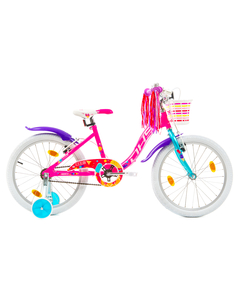 Bicicleta Copii DHS Icecream - 20 Inch, Roz