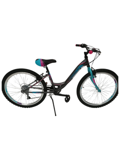 Bicicleta Copii DHS Modesty - 24 Inch, Gri