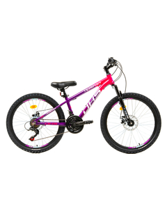 Bicicleta Copii Dhs Terrana 2423 - 24 Inch, Violet/Roz